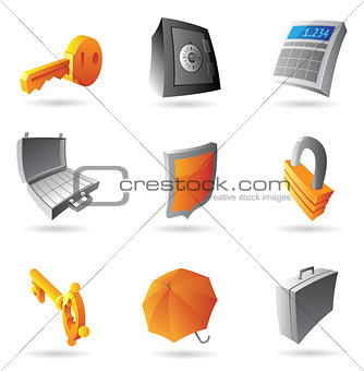 Icons for banking