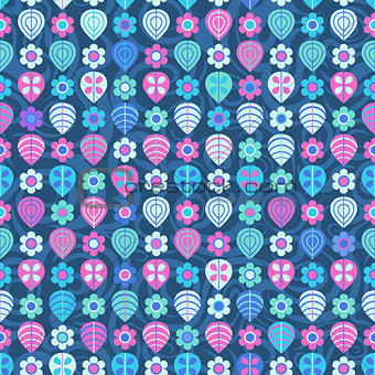 Simple Floral Seamless Pattern