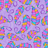 Pastel Purple Color Leaf Seamless Background