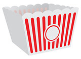 Cardboard box for popcorn