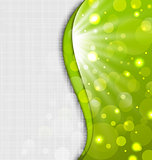 Abstract green background with bokeh effect