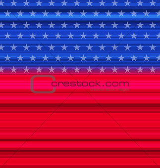 Abstract American Flag for happy 4th of july
