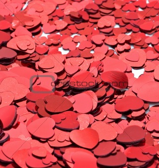 red hearts