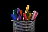 color fibre pens