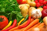 fresh vegetables background