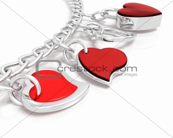 Bracelet of hearts