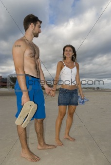 Couple in the Sand