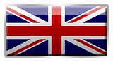 British Union Jack enamelled metal badge