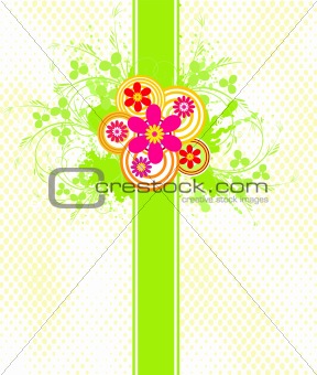 Floral background - vector