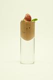 Single Glass of Chocolate Mousse