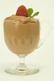 Chocolate Mousse in a Glass Cup