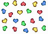 Background with Hearts