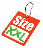 XXL Size Tag