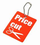 Price cut tag