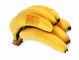 bananas with bar code