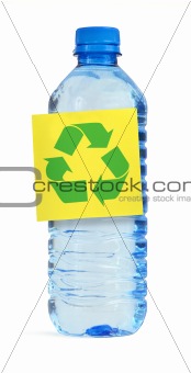 bottle with recyle symbol