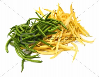 green and yellow beans