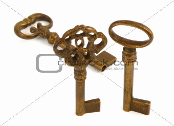 ornamented old keys