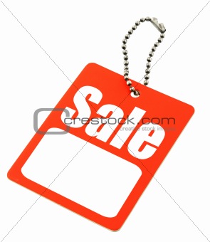 Sale tag with copy space