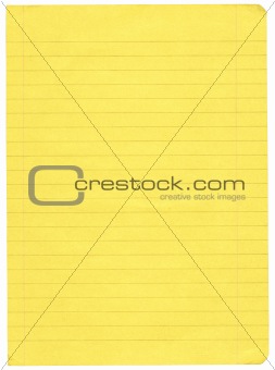 yellow lined paper