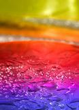 multicolored background with water drops