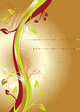Floral abstract backgrounds, vector