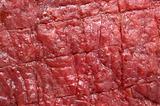 raw red beef steak