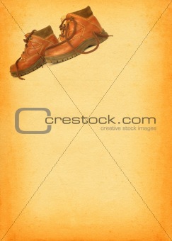 boots on retro background #2