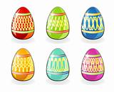 Easter eggs / vector