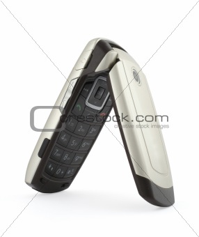 mobile phone with a flap