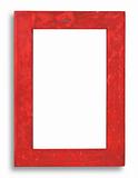 red stained wood frame - XXL size