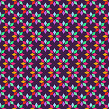 Colorful Plain Vector Seamless Pattern with Geometric Ornament