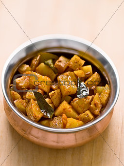 vegetarian indian potato masala curry