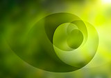 Green abstract blurred background
