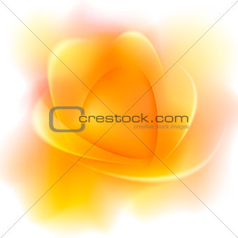 Yellow abstract blurred background