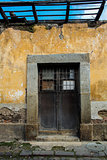 Ruined house door in Antigua Guatemala
