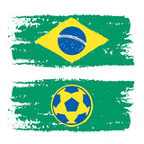 Brazil soccer banner