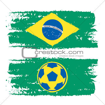 Brazil soccer banner