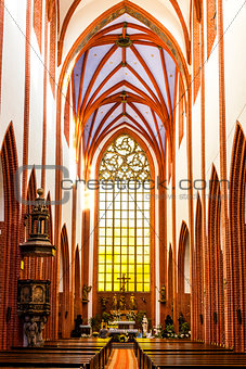 interior of St Mary Magdalene''s Church, Wroclaw, Silesia, Polan