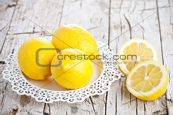 fresh lemons 