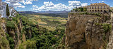 Ronda landscape panoramic view. A city in the Spanish autonomous