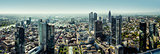 Panoramic view of Frankfurt am Main city, Germany