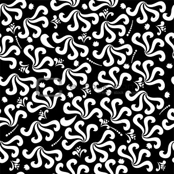 Elegant seamless wallpaper pattern art illustration cut
