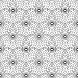 Seamless texture with circle scales elements. 