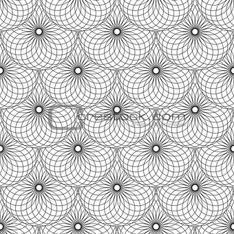 Seamless texture with circle scales elements. 
