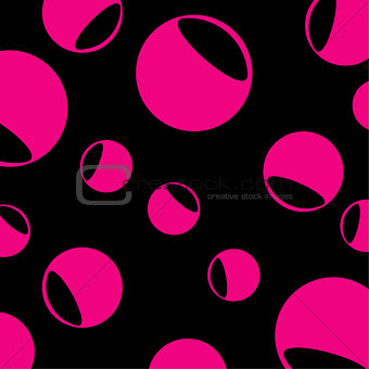 Background with pink circles
