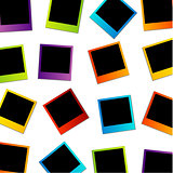 Polaroid frame- colorful polaroids