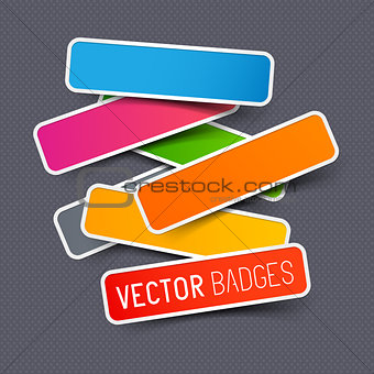 Vector sticker collection