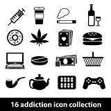 addiction icons