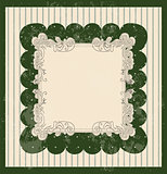 Vintage style background with scale pattern. art